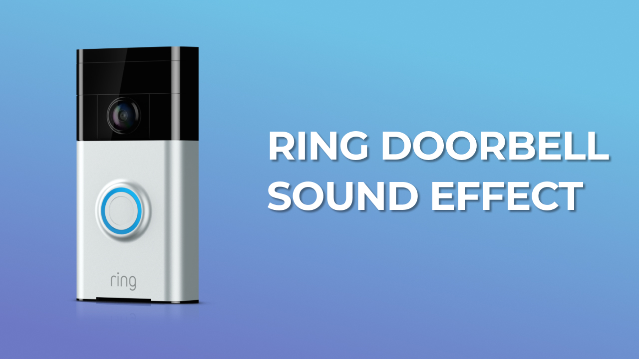 Ring doorbell sound fashion effect