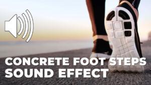 Concrete Foot Steps Sound Effect download for free mp3