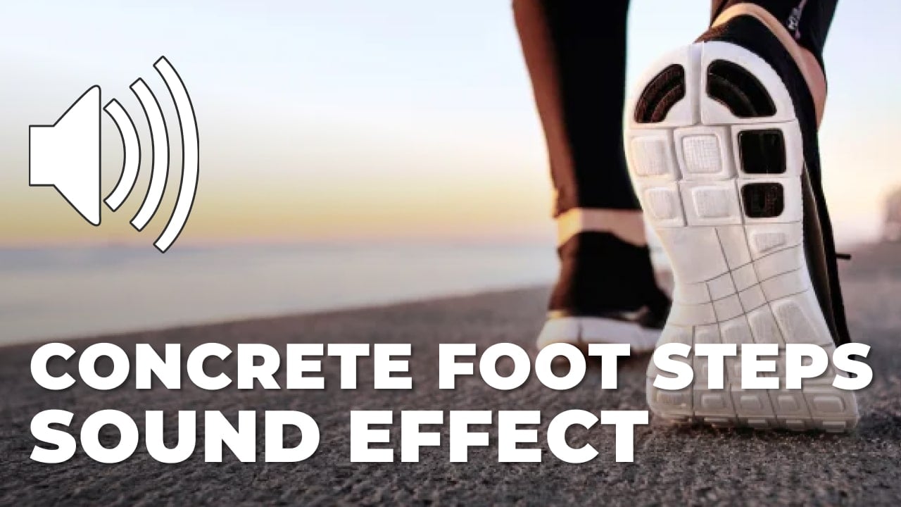 Concrete Foot Steps Sound Effect download for free mp3