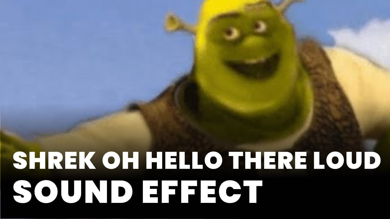 Shrek Oh hello there LOUD Sound Effect