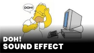Doh Sound Effect download for free mp3