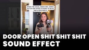 Door open shit shit shit Sound Effect