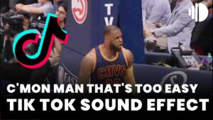C'mon man that's too easy Tik Tok Sound