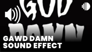 Gawd Damn Sound Effect download