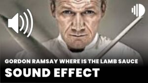 Gordon Ramsay Where is the lamb sauce Sound Effect download