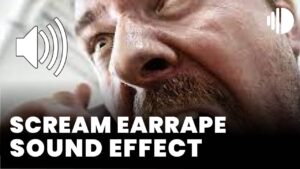 Scream earrape Sound Effect download