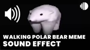 walking polar bear meme sound effect download