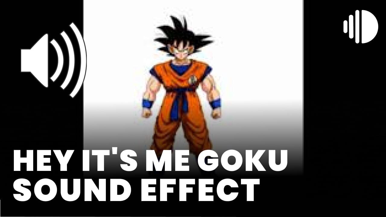 Hey it's me Goku Sound Effect download
