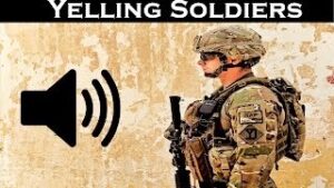 army yelling download