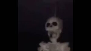 Skeleton spinning on fan meme download