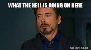 What the hell going on up in there meme download