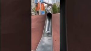 Police Officer Tumbling Down Slide meme sound download