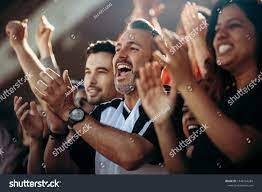 small young crowd clapping download