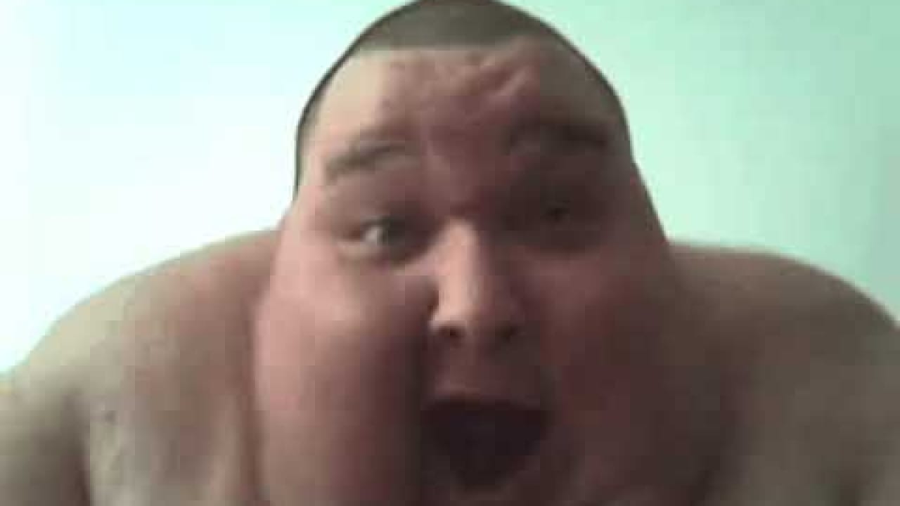 Fat dude farting