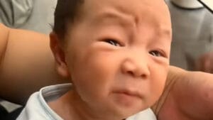Baby rapping in Chinese