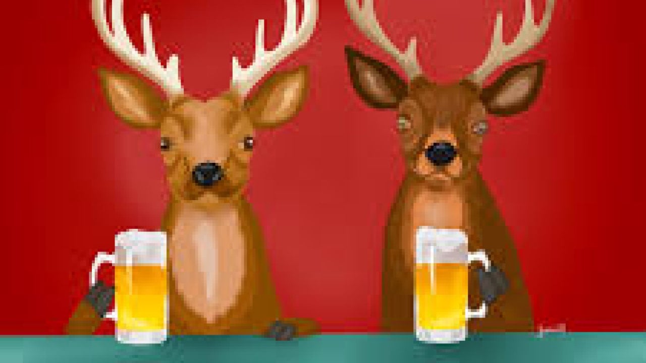 Riding on my Deer right after a beer meme sound effect