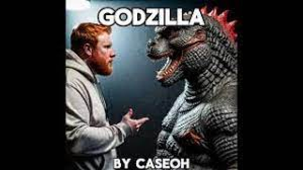 Caseoh with Godzilla's Roar meme sound effect