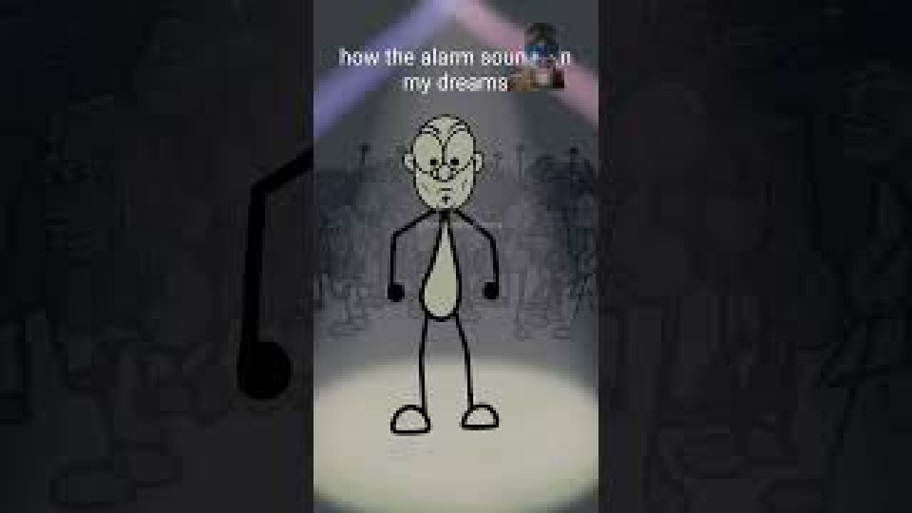 How the alarm sounds like in a dream