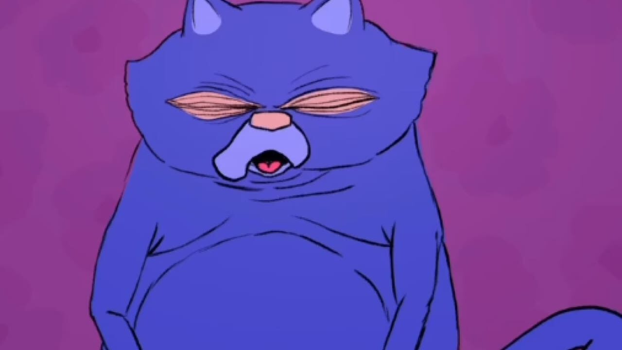 Cat coughing meme sound