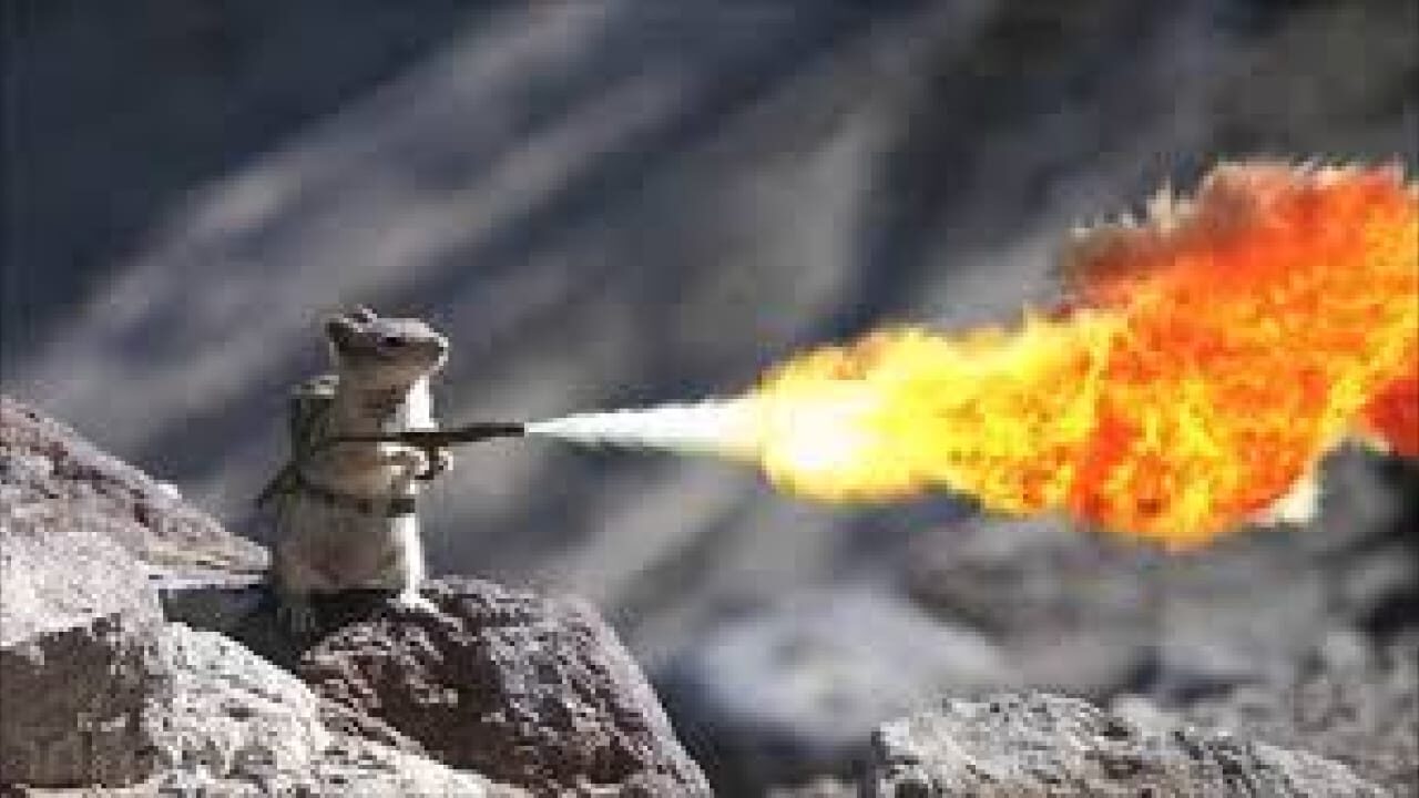 Flamethrower meme sound