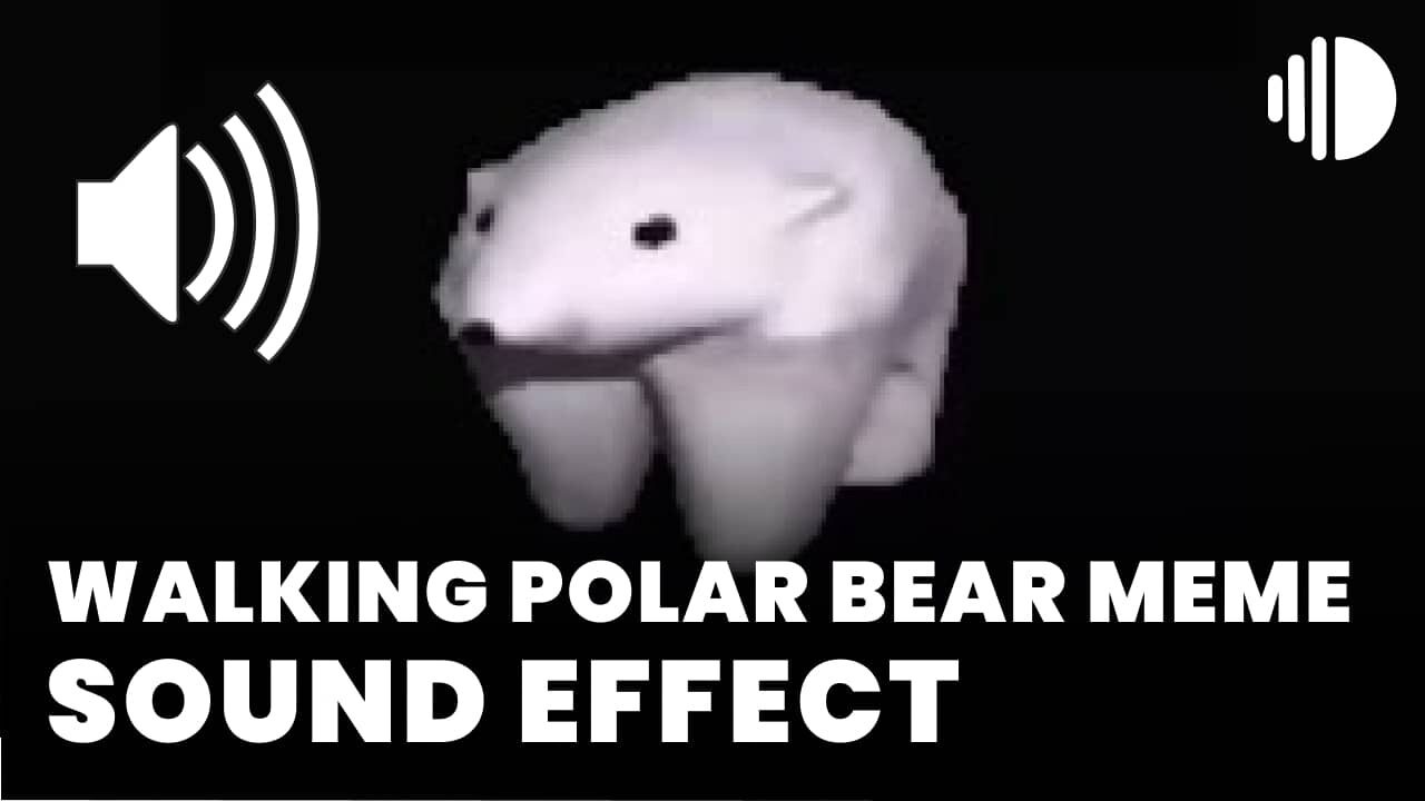 walking polar bear meme sound effect - MP3 Download